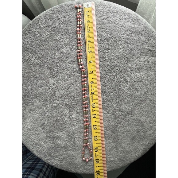 Hand Made Magnetic Pink Strand Necklace or Bracelet Adjustable Length - Picture 7 of 8